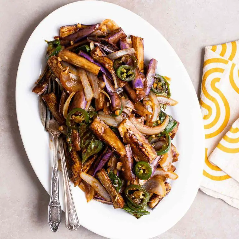 Spicy Eggplant Breakfast Stir-Fry