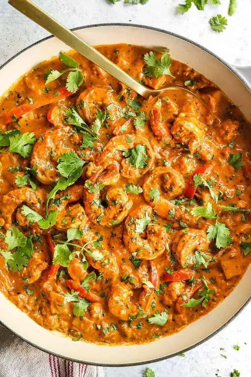 Spicy Garlic Curry Shrimp
