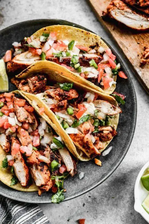 Spicy Grilled Chicken Tacos