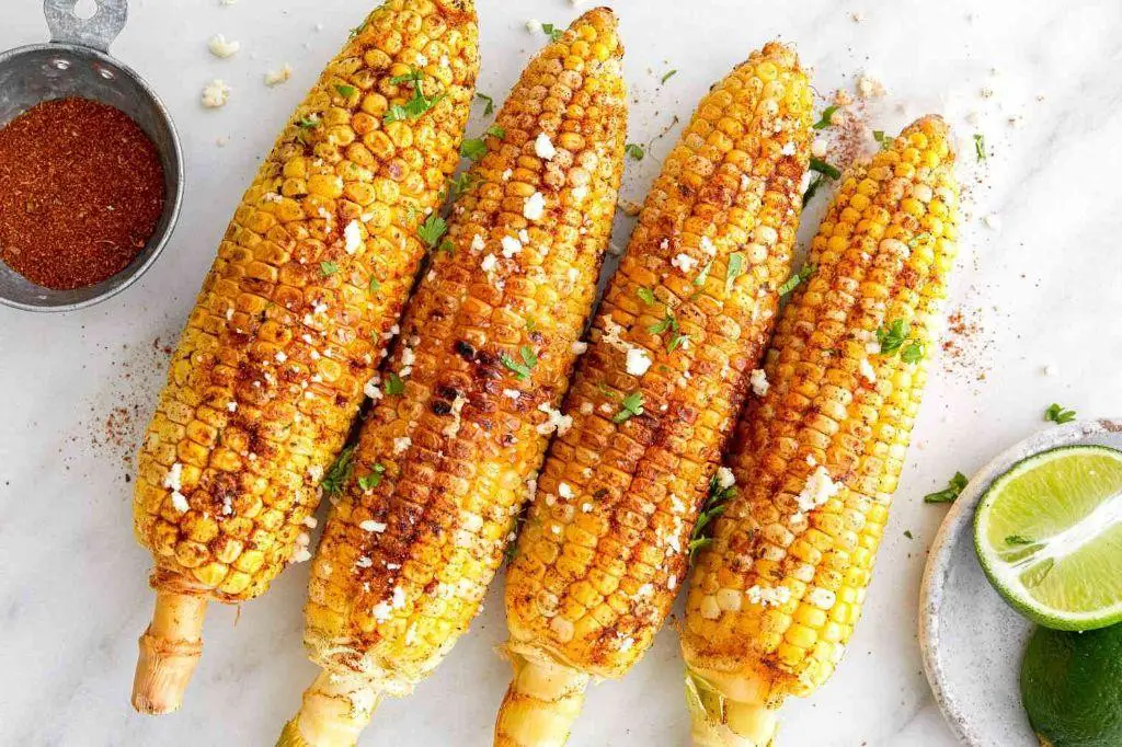 Spicy Grilled Corn on the Cob