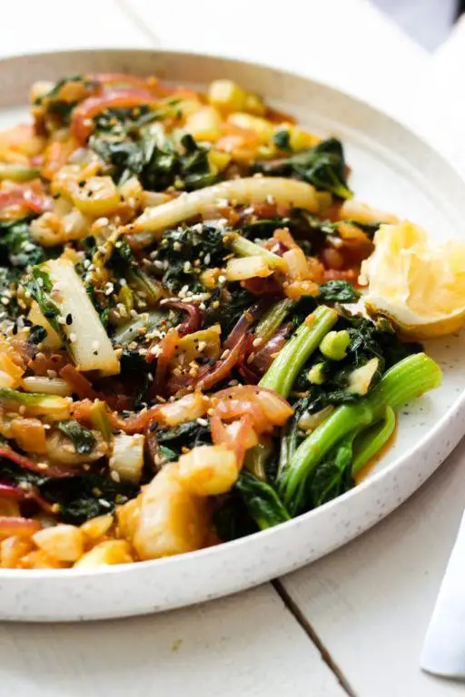 Spicy Irish Cabbage Stir Fry