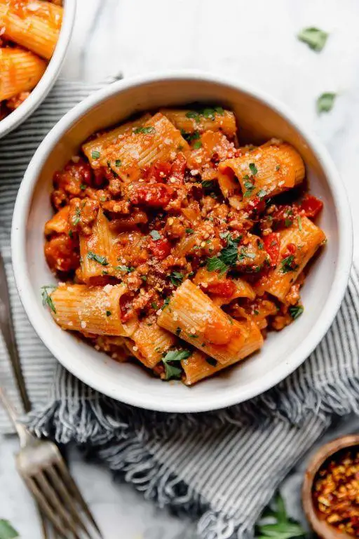 Spicy Italian Sausage Pasta
