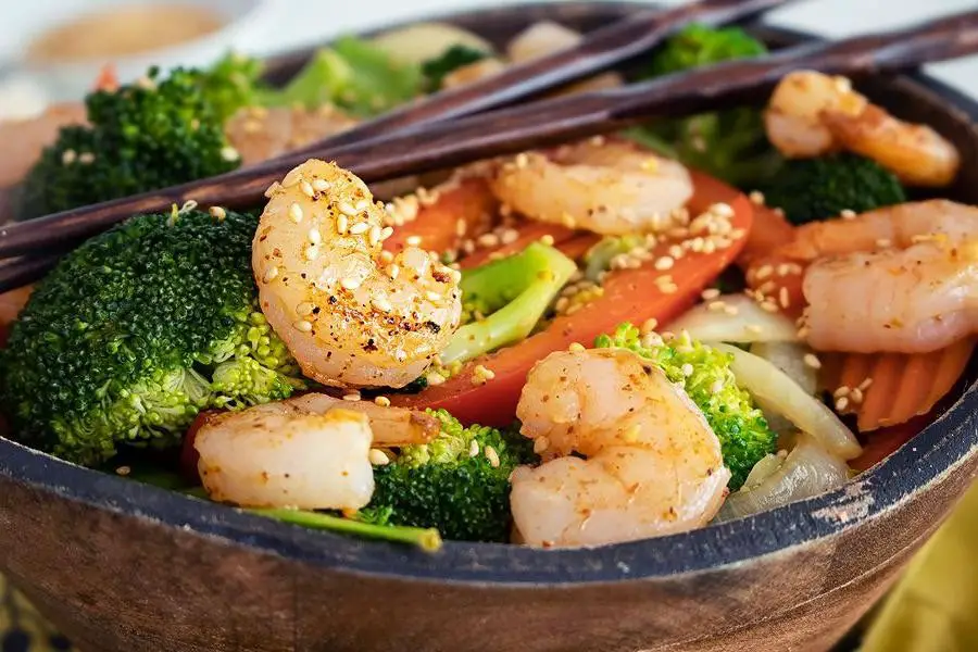Spicy Keto Shrimp Stir Fry