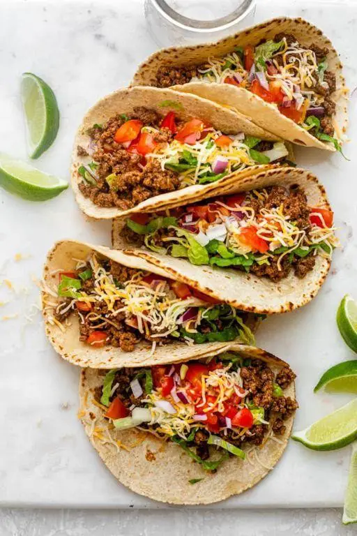 Spicy Mexican Ground Beef Tacos