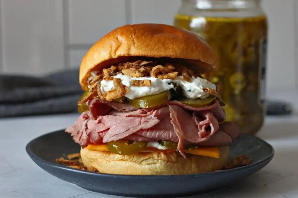 Spicy Pot Roast Sandwich with Jalapeños