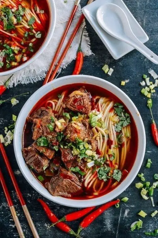 Spicy Szechuan Noodle Soup