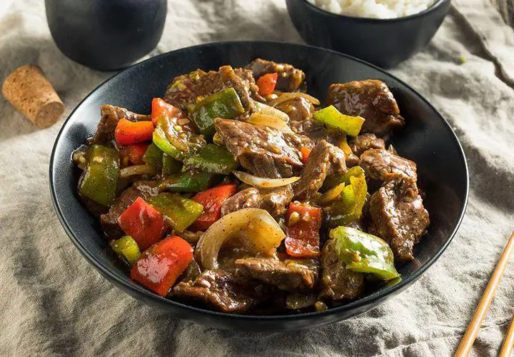 Spicy Szechuan Pepper Steak and Onions