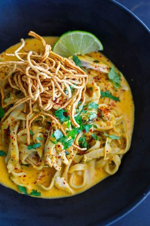 Spicy Thai Coconut Noodle Soup