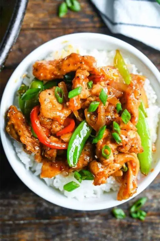 Spicy bydash chicken stir-fry
