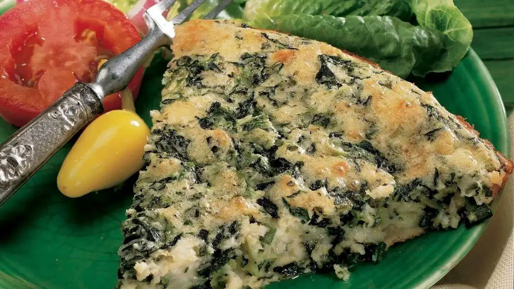 Spinach and Feta Bisquick Quiche