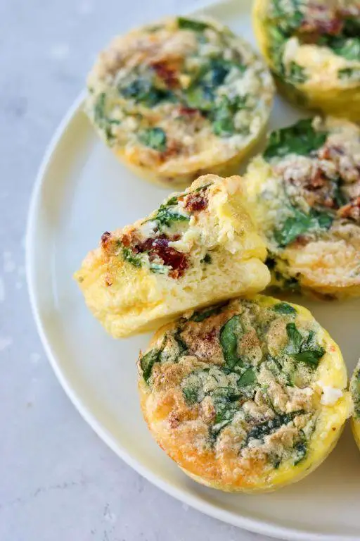 Spinach and Feta Egg Bites