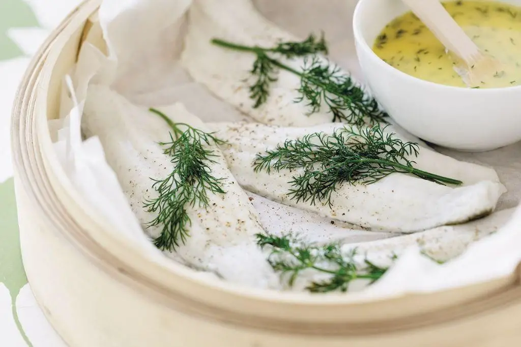 Steamed Cod with Dill