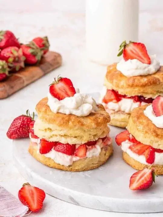 Strawberry Shortcake with Biscuits