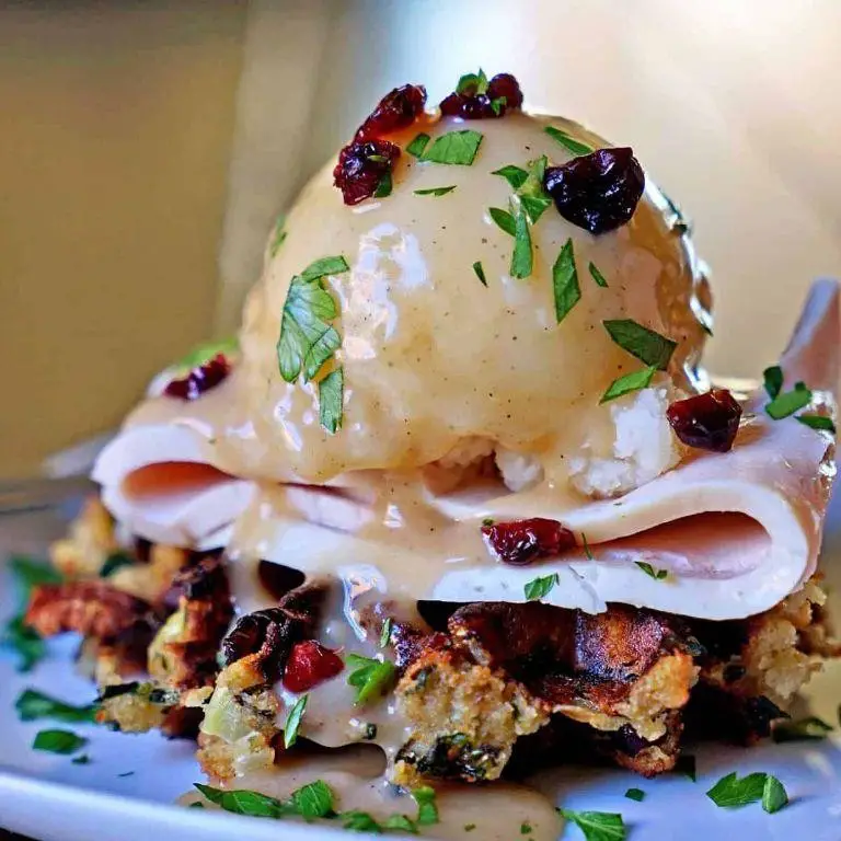 Stuffing Waffles with Gravy