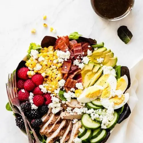 Summer Cobb Salad with Fresh Berries