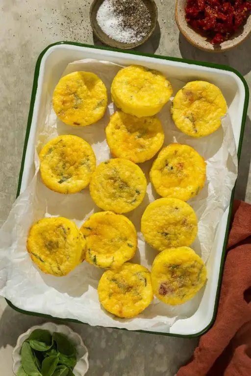 Sun-Dried Tomato and Basil Egg Bites