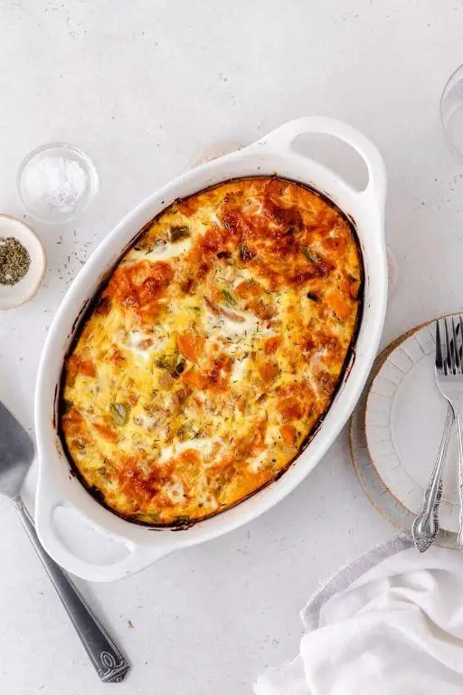 Sweet Potato and Egg Breakfast Casserole