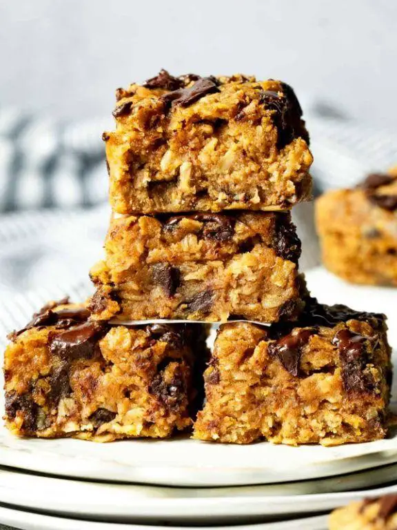 Sweet Potato and Peanut Butter Breakfast Bars