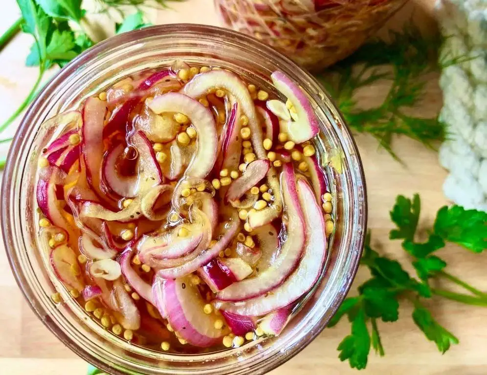 Sweet and Sour Pickled Onions