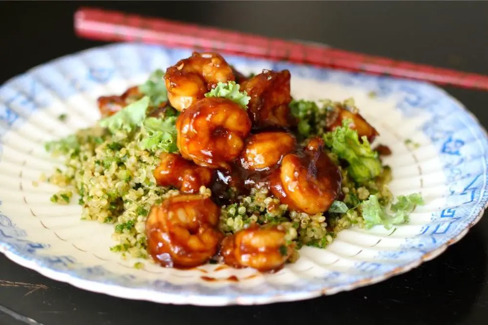 Sweet and Sour Shrimp with Quinoa