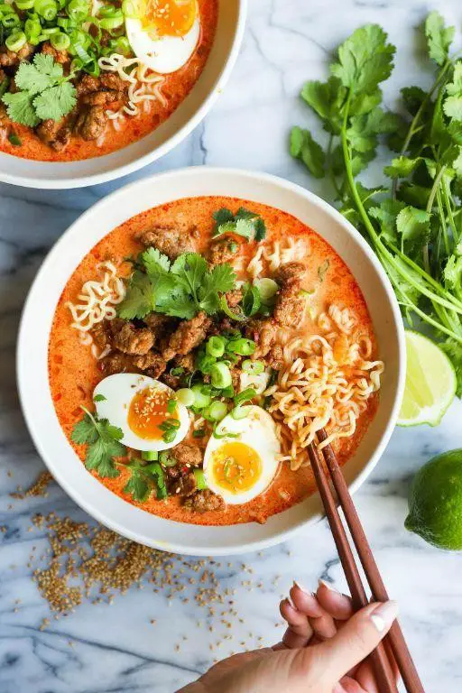 Thai Coconut Chicken Ramen