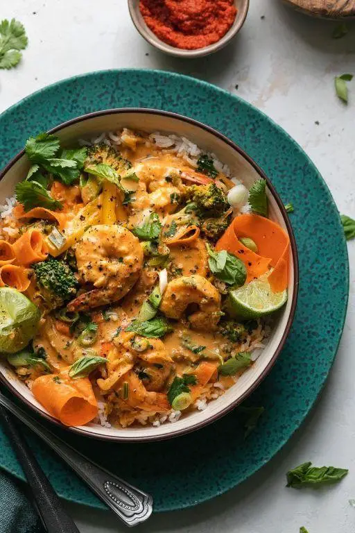 Thai Red Curry Shrimp