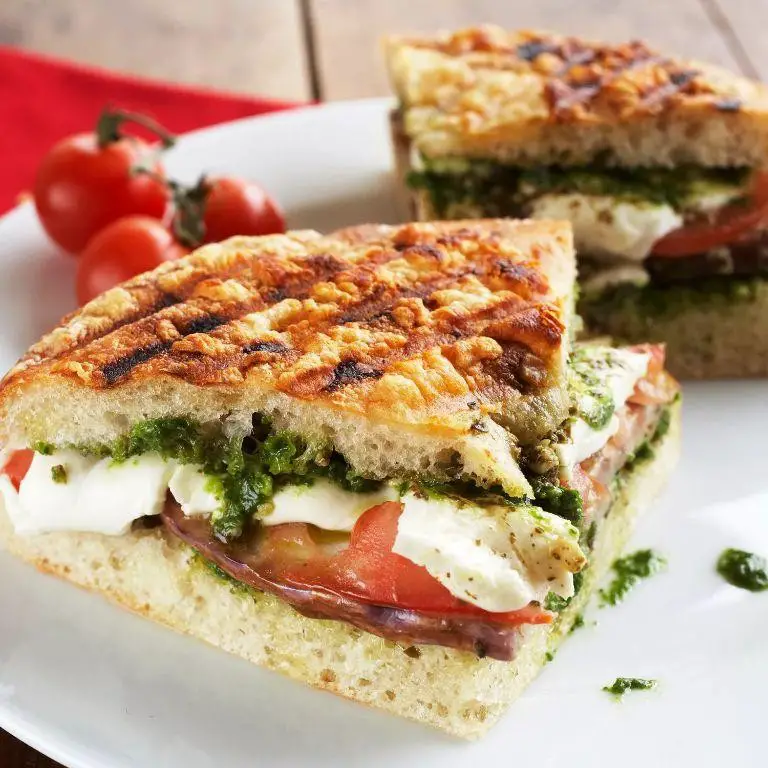 Tomato and Mozzarella Italian Panini