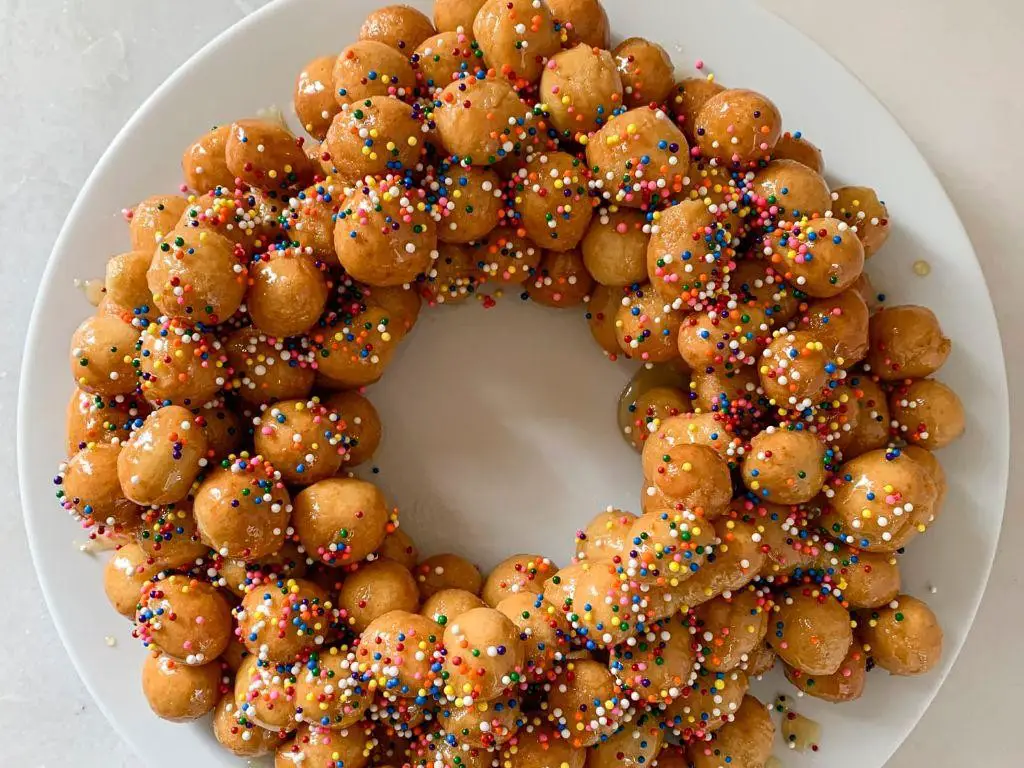 Traditional Italian Struffoli