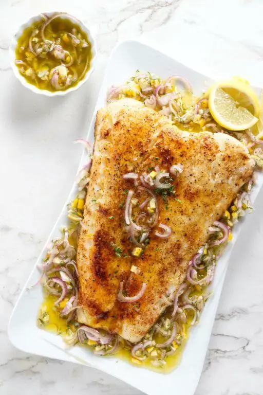 Traeger Grilled Bass with Lemon and Thyme