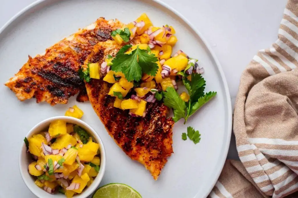 Traeger Grilled Mahi-Mahi with Pineapple Teriyaki