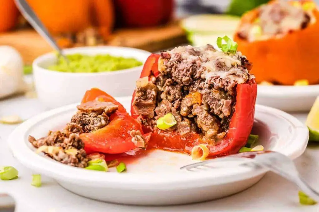 Traeger Smoked Quinoa Stuffed Peppers