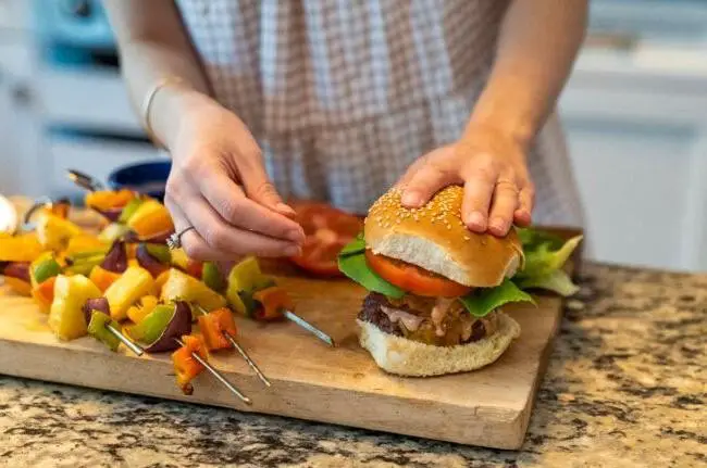 Traeger Smoked Veggie Burgers