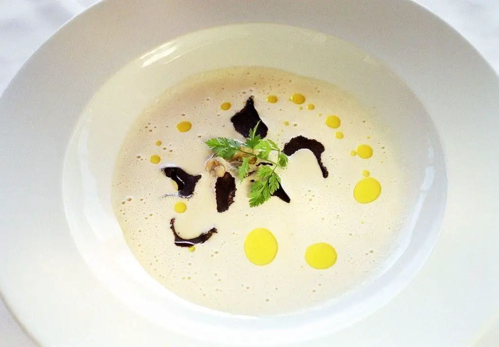 Truffle Oil Drizzled Lobster Bisque