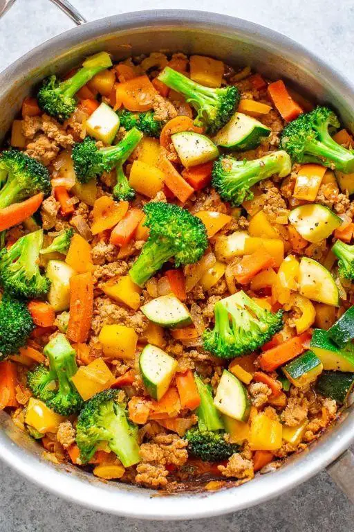 Turkey Vegetable Stir Fry