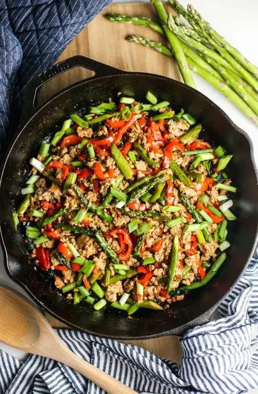 Turkey and Asparagus Stir Fry