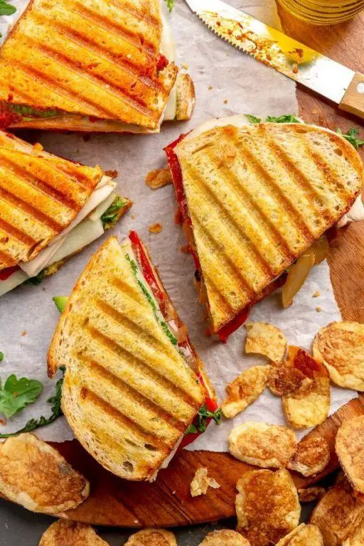 Turkey and Avocado Italian Panini