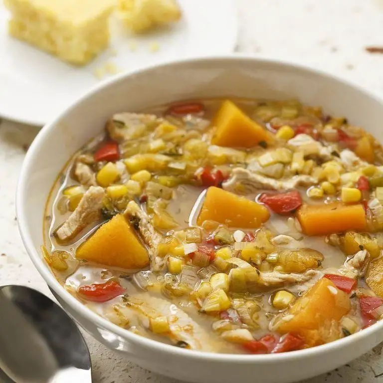 Turkey and Butternut Squash Soup