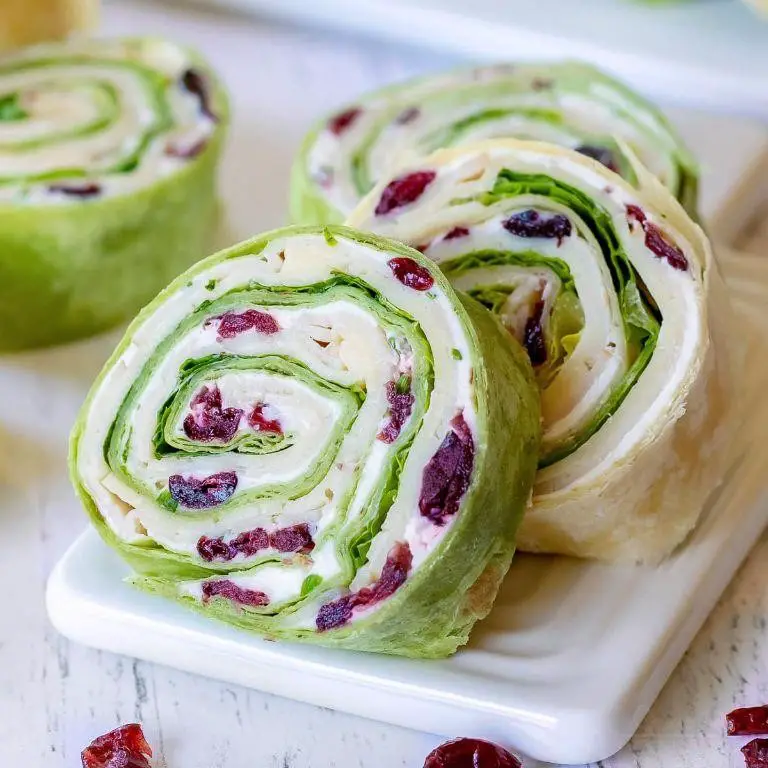 Turkey and Cranberry Pinwheel Sandwiches