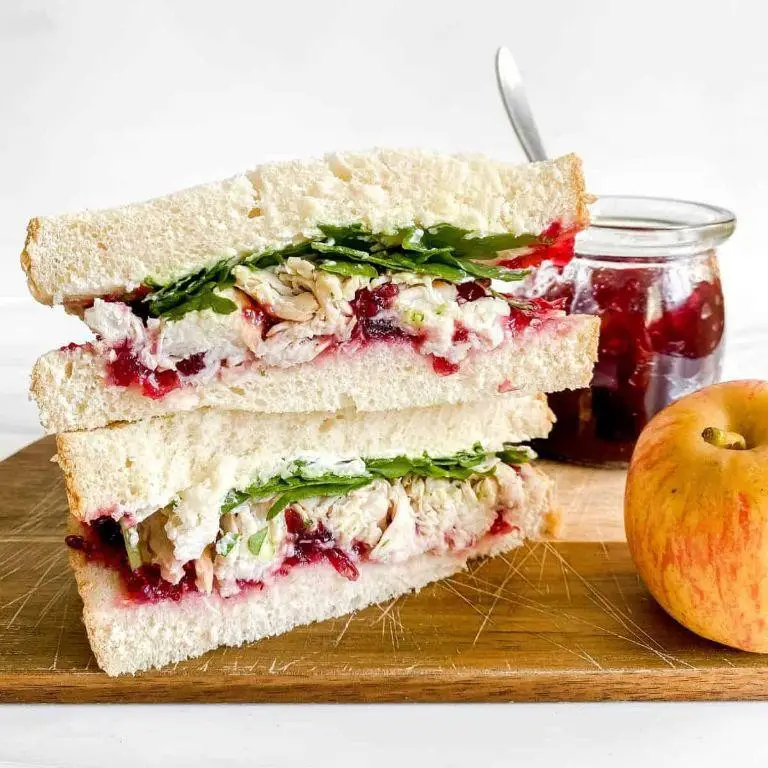 Turkey and Cranberry Sandwich