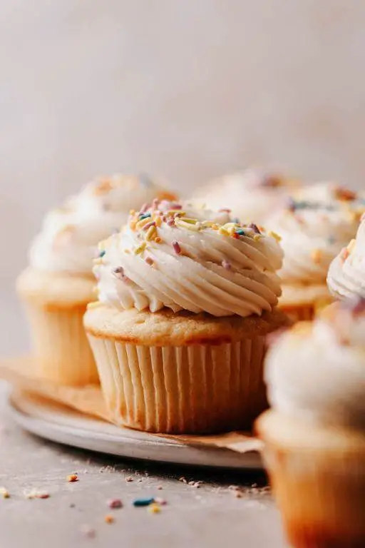 Vanilla Bean Cupcakes with Buttercream Frosting
