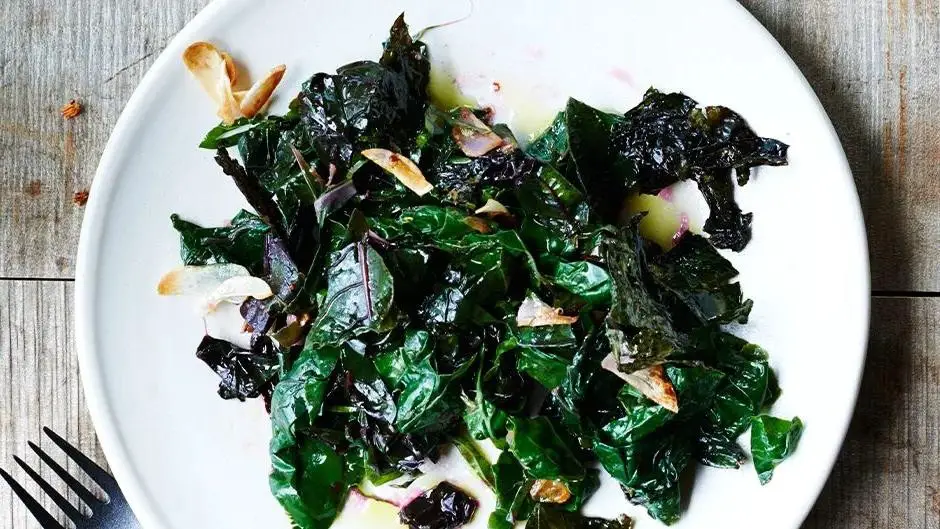 Vegan Swiss Chard and Lemon Garlic Saute