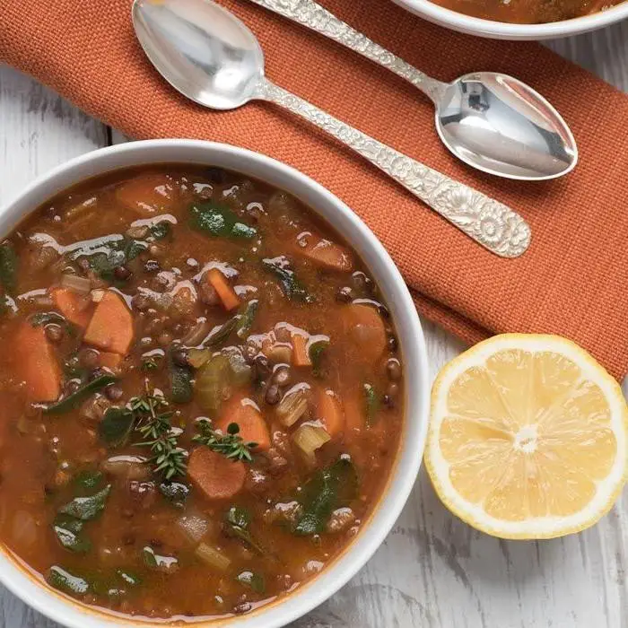 Vegan Swiss Chard and Lentil Soup