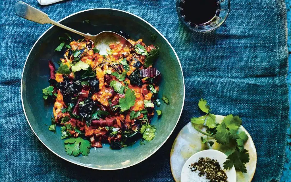 Vegan Swiss Chard and Peanut Butter Stew