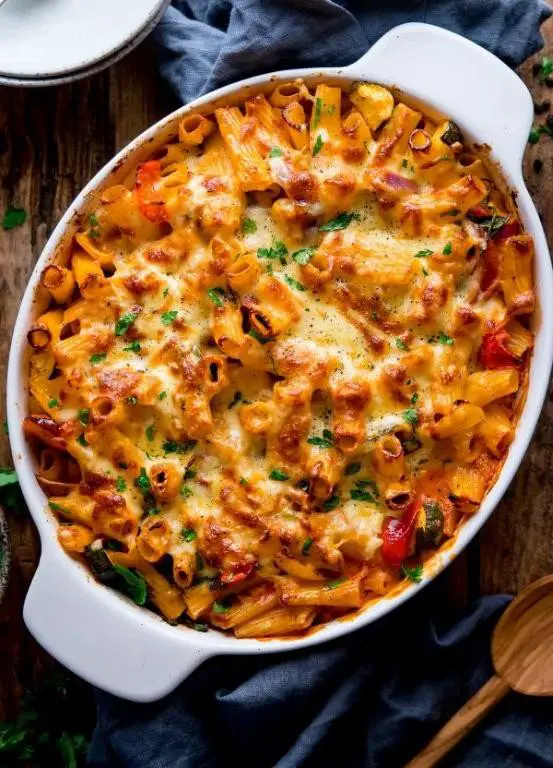 Vegetable Macaroni Grill Bake