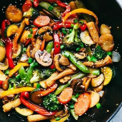 Vegetable Stir Fry with Soy Sauce