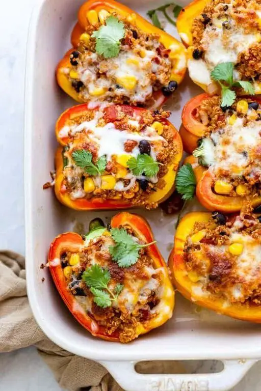 Vegetarian Quinoa Stuffed Peppers