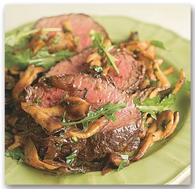 Venison Backstrap with Caramelized Onions and Apples