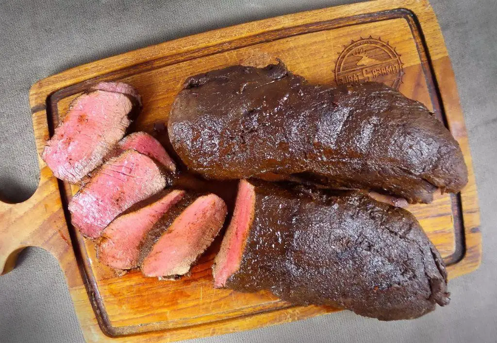 Venison Backstrap with a Coffee and Cocoa Rub