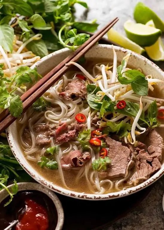 Vietnamese Pho with Beef