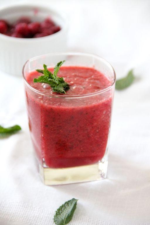 Watermelon Raspberry Mint Juice